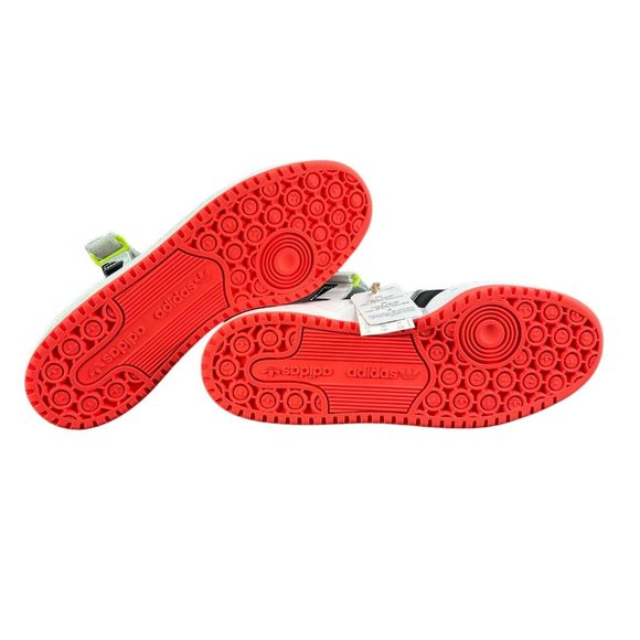 Adidas Forum Low Trae Young Core Black White Solar Red Shoes GX6128 Men's Sz 10 - Picture 9 of 10